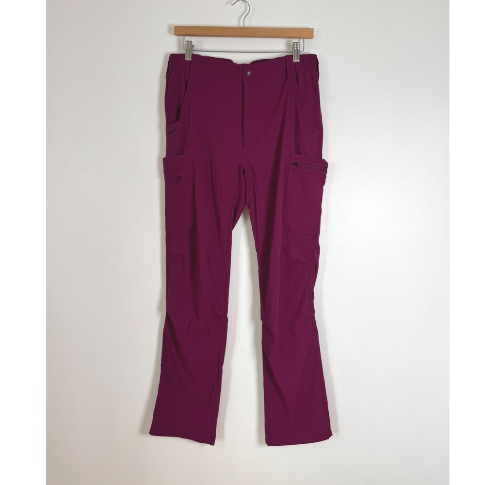 Gorpcore Carhartt Women Med Regular Cargo Pants Purple Force Rugged Flex C55037